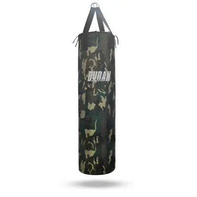 SACO DE BOXEO DURAN LARGE 120X35CM POLY CANVAS CAMO 80 LBS